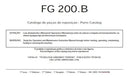 Catálogo De Peças Fiatallis Fg200.b Motoniveladora
