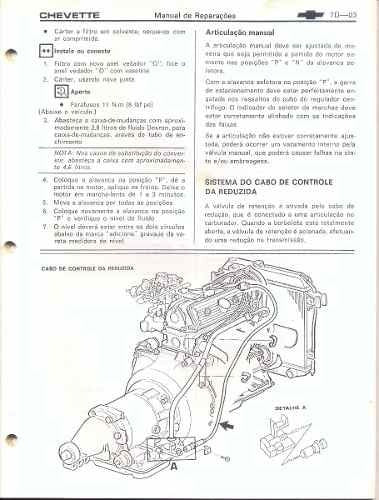 Manual Reparação Câmbio Automatico Th180c Chevrolet Cheve