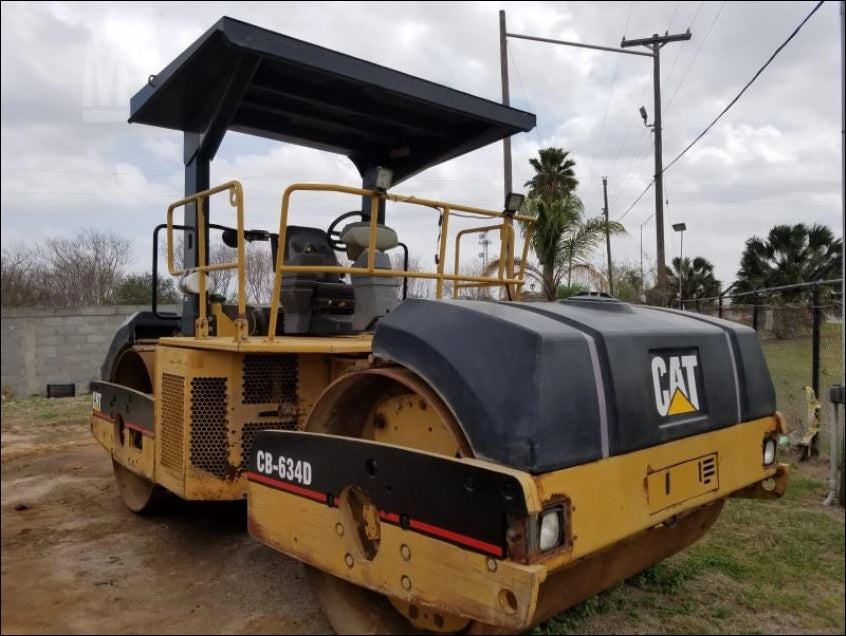 Manual de Serviço CATERPILLAR - CB-634D - Rolo Compactador Vibratório (Inglês) PDF