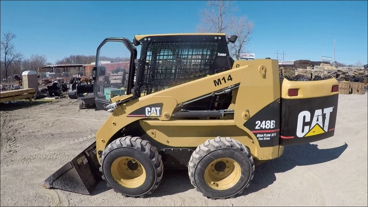 Manual de Serviço CATERPILLAR - 248B - Mini Carregadeira (Inglês) PDF
