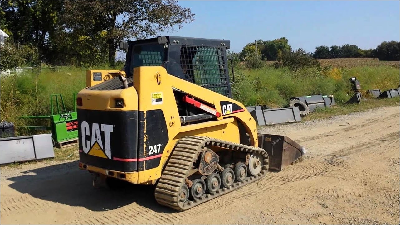 Manual de Serviço CATERPILLAR - 247 - Mini Carregadeira (Inglês) PDF