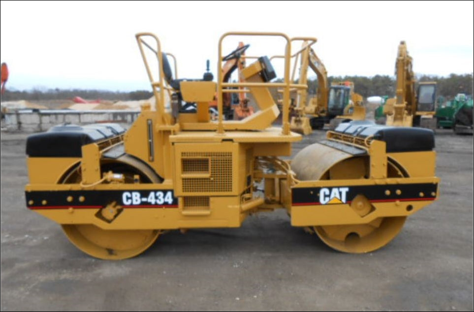 Manual de Serviço CATERPILLAR - CB-434 - Rolo Compactador Vibratório (Inglês) PDF