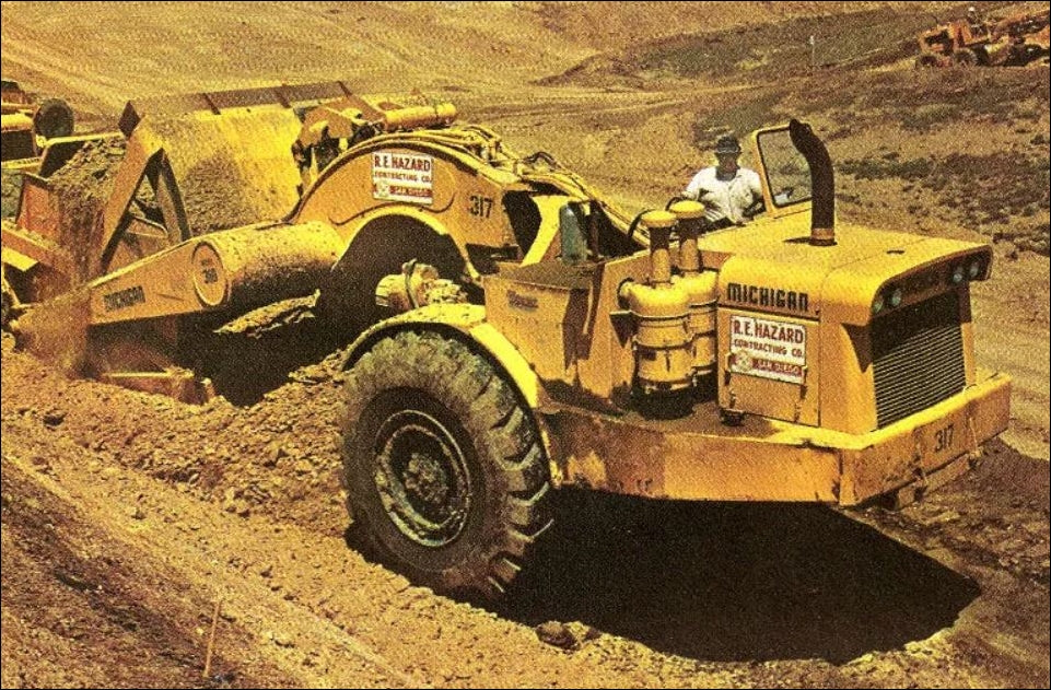 Catalogo De Peças MICHIGAN CLARK - 210III-H - Tractor Scraper