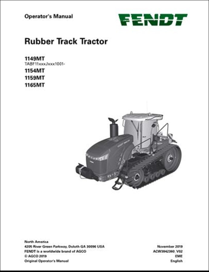 Manual do Operador FENDT - 1149MT\1154MT\1159MT\1165MT - Tatores