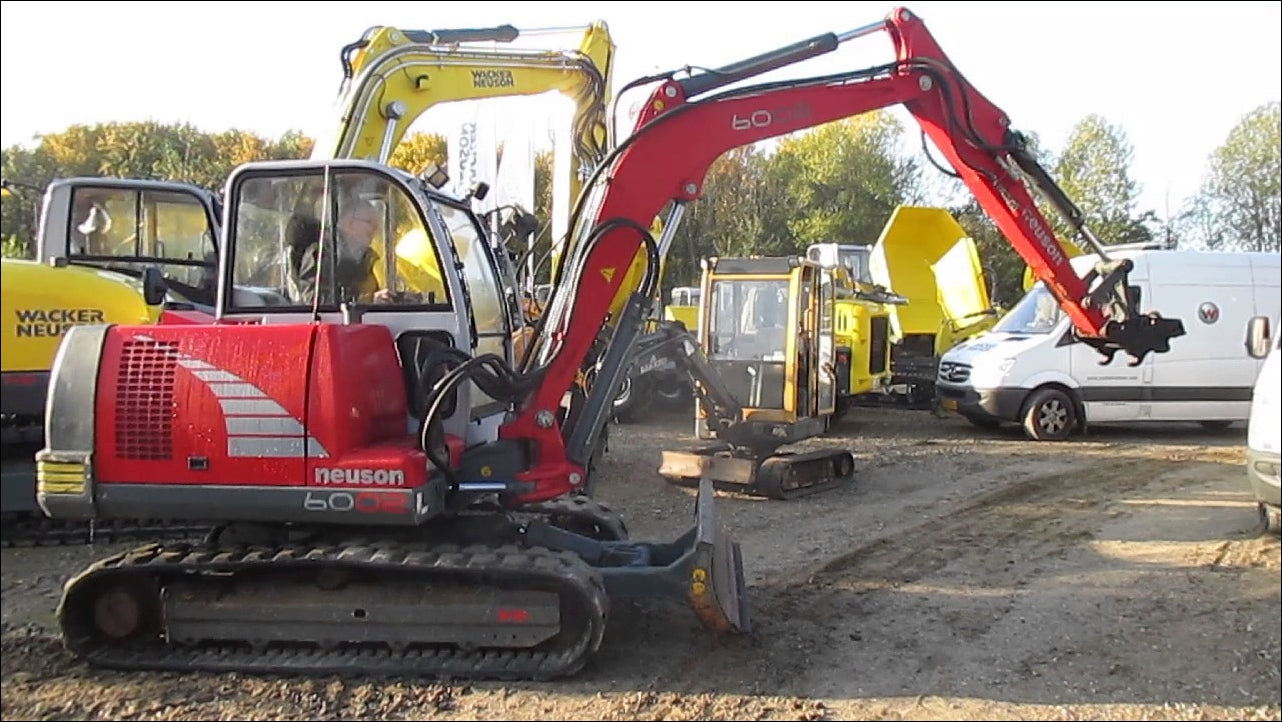 Catalogo De Peças WACKER NEUSON - 6002 RD - Escavadeira - INGLES