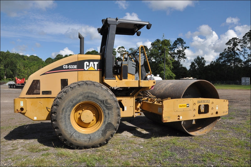 Manual de Serviço CATERPILLAR CS533E - CS533E Rolo Compactador Vibratório (Inglês) PDF