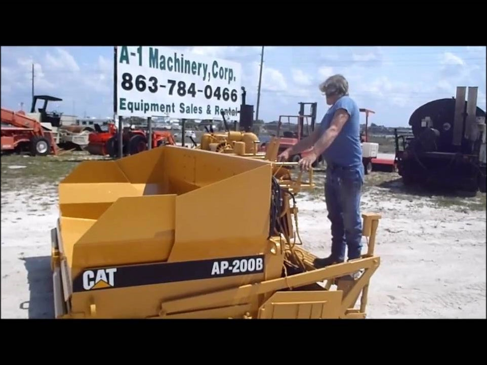 Manual de Serviço CATERPILLAR - AP-200B - Pavimentadora de Asfalto - ( Inglês )