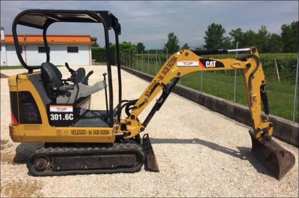 Manual de Serviço CATERPILLAR - 301.6C - Mini Escavadeira Hidráulica (Inglês) PDF