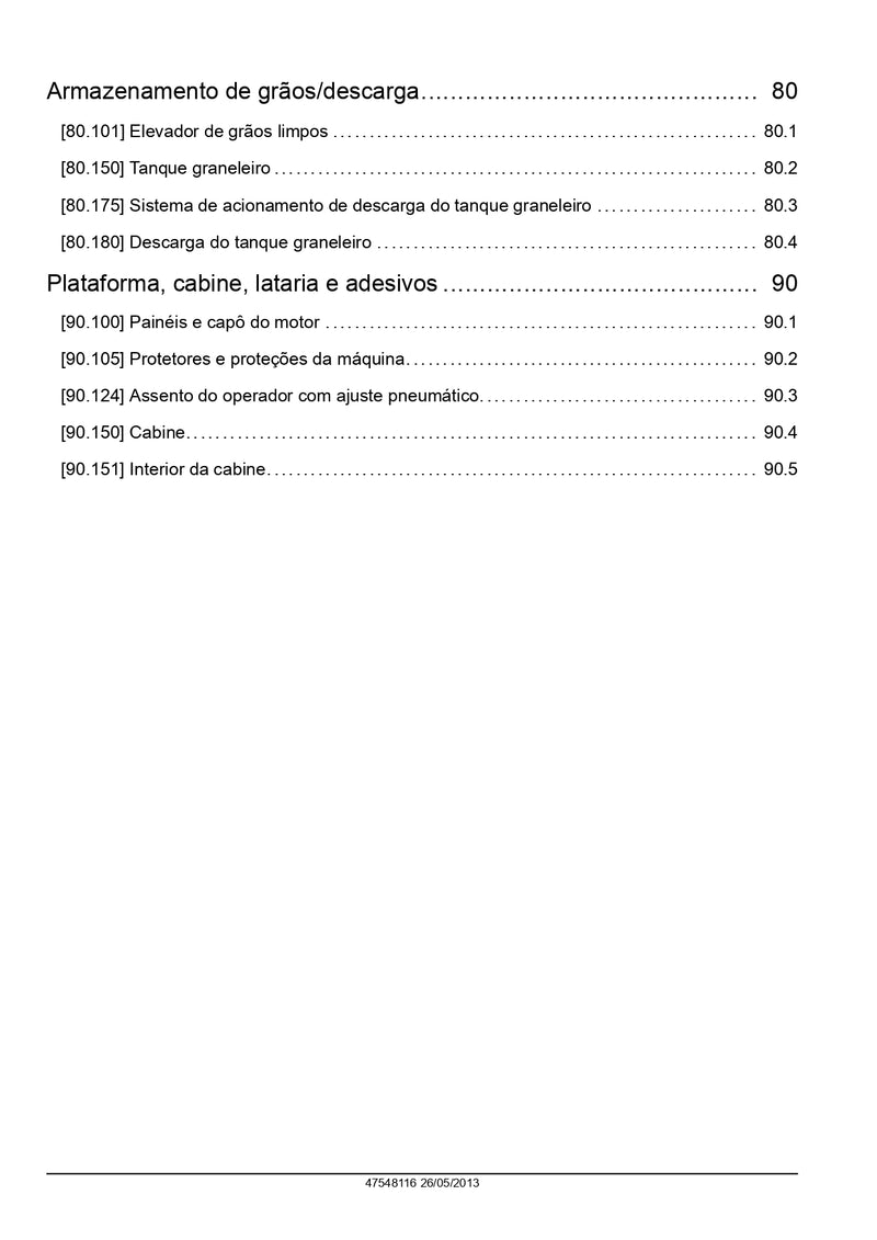 Manual De Serviço Colheitadeira Case 7230, 8230 E 9230