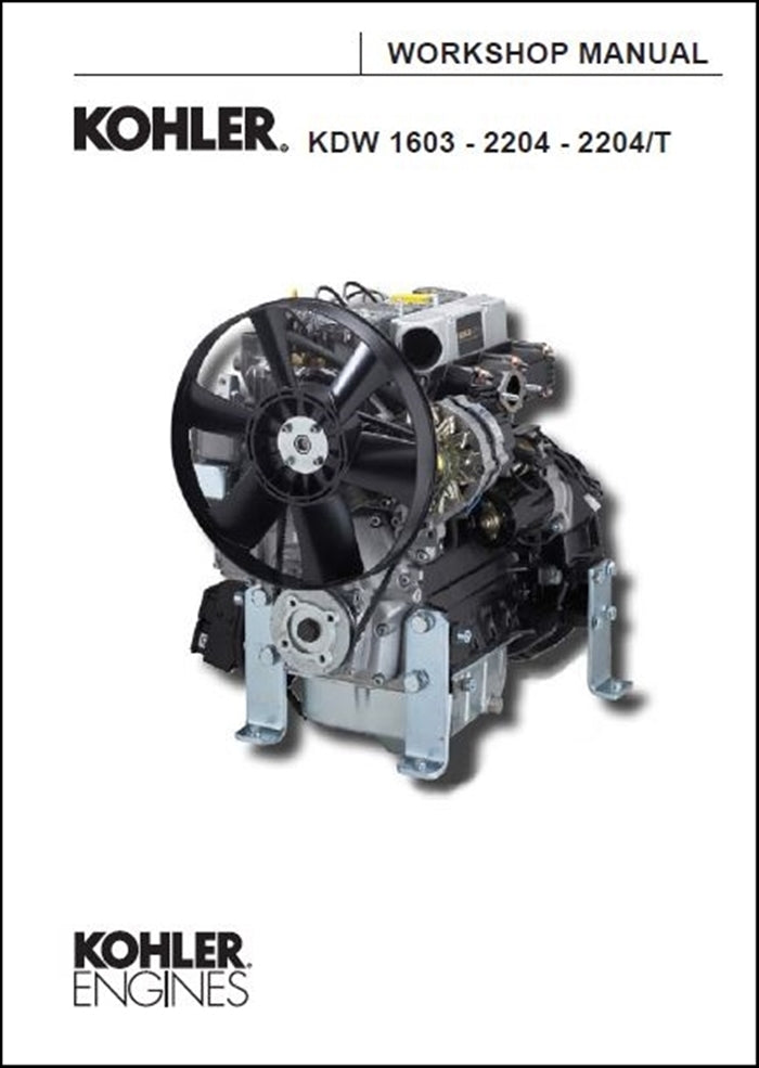 Manual De Serviço Motor JCB - KDW 1603 - 2204 - 2204T