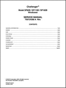 Manual de serviço CHALLENGER - SP85B\SP115B\SP185B Windrower