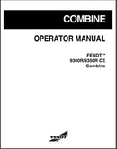 Manual do Operador FENDT - Colheitadeiras 9300R\9350R CE - Colheitadeira