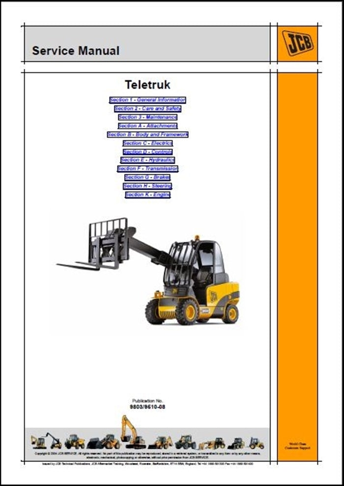 Manual De Serviço TELETRUCK JCB