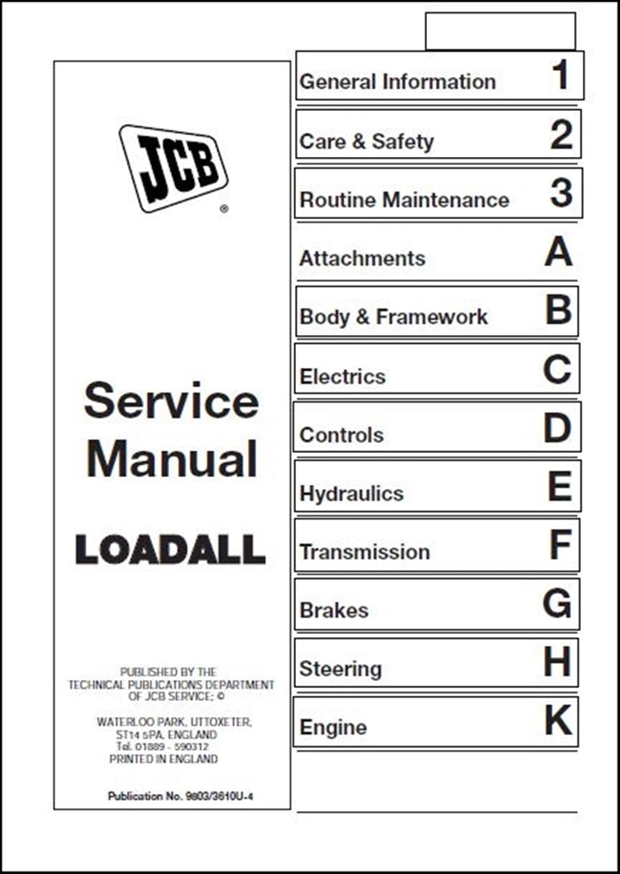 Manual De Serviço JCB - LOADALL