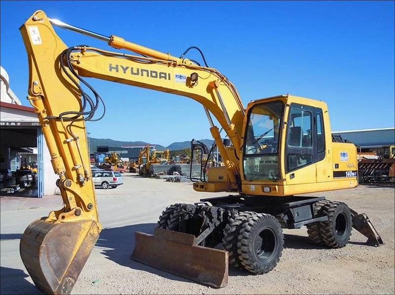 Manual De Serviço HYUNDAI - R140W-7 - Escavador De Rodas