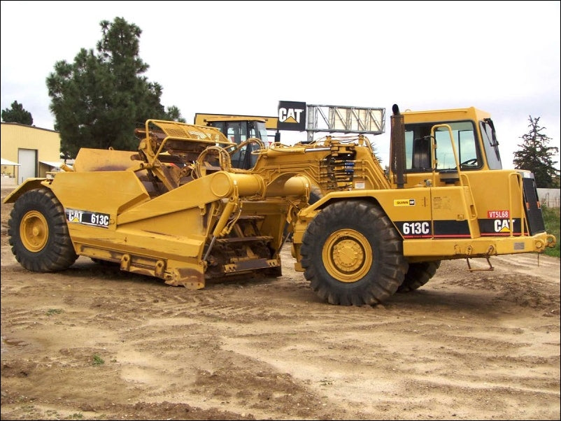 Manual de Serviço CATERPILLAR - 613C - Raspador de Rodas (Inglês) PDF