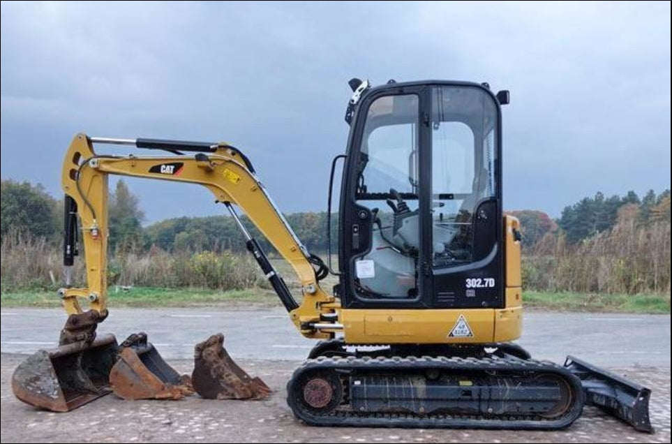 Manual de Serviço CATERPILLAR - 302.7D - Mini Escavadeira Hidráulica (Inglês) PDF