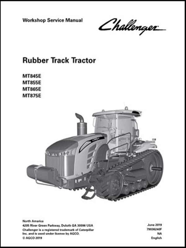 Service Manual CHALLENGER - MT845E,MT855E,MT865E,MT875E - Tratores