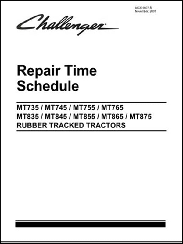 Manual de agendamento de tempo de reparo - MT735,MT745,MT755,MT765,MT835