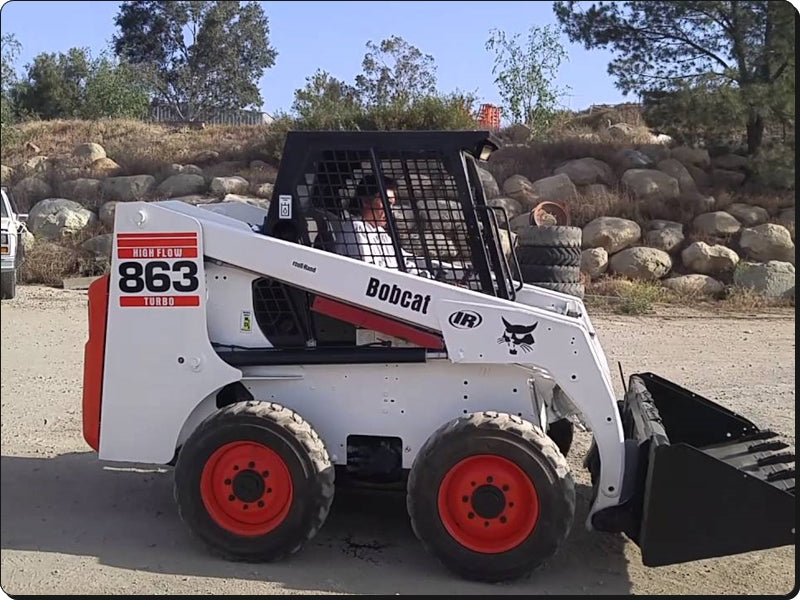 Manual De Serviço BOBCAT - 863 TURBO,863 HF - Minicarregadeira