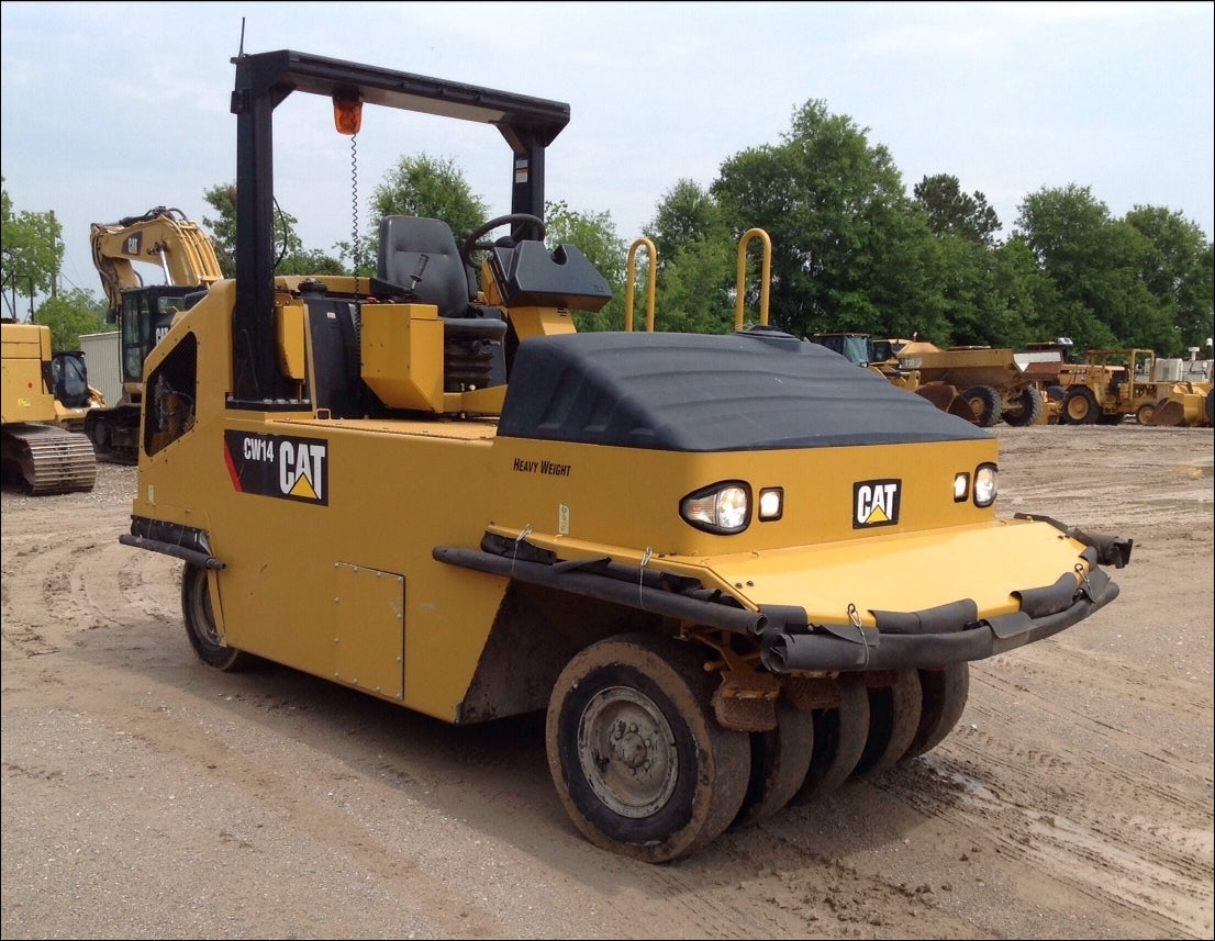 Manual de Serviço CATERPILLAR - CW-14 - Rolo Compactador Pneumático (Inglês) PDF