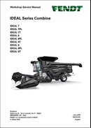 Manual de serviço FENDT - Colheitadeiras IDEAL 7\7PL\7T\8\8PL\8T