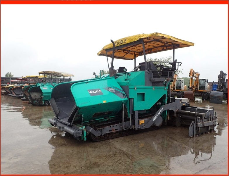 Catalogo De Peças VOGELE - SUPER1600-1\SUPER1800-1 - 07.82 - Pavimentaçao