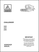 Manual de Serviço CHALLENGER - 644-645-646 - Colhetadeira