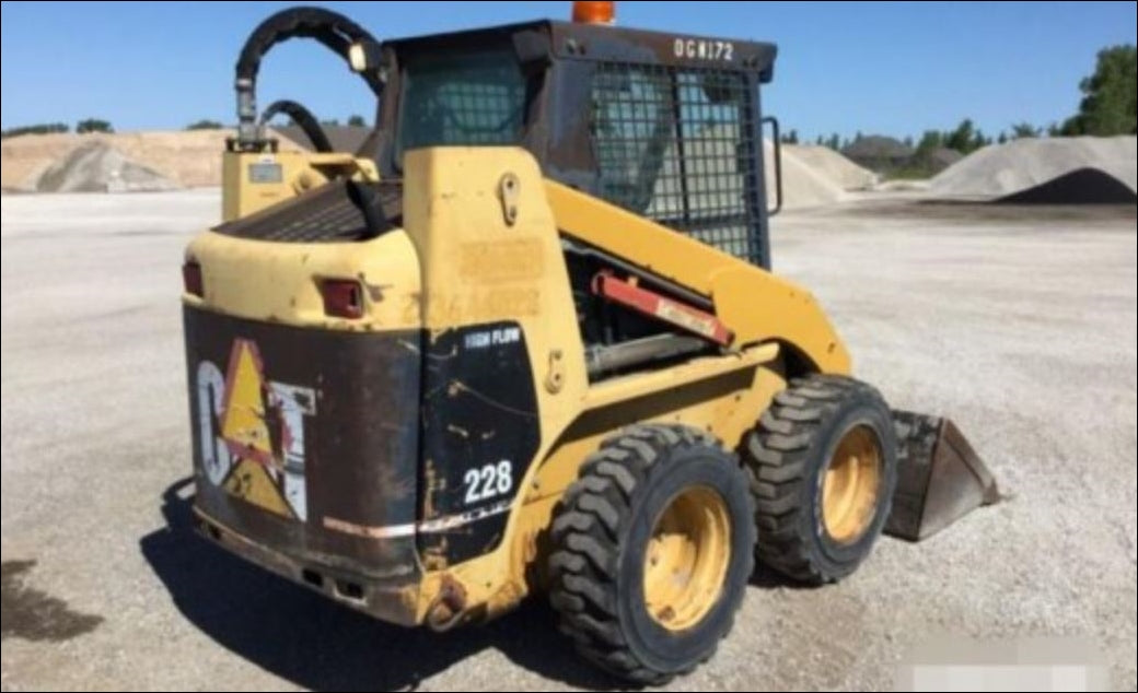 Manual de Serviço CATERPILLAR - 228 - Mini Carregadeira (Inglês) PDF