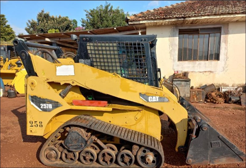 Manual de Serviço CATERPILLAR 257B Mini Carregadeira (Inglês) PDF