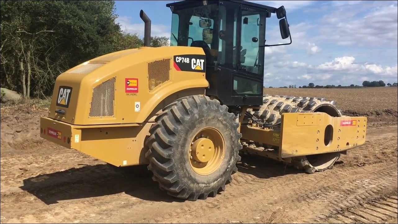 CATALOGO DE PEÇAS CATERPILLAR - CP74B - ROLO COMPACTADOR VIBRATÓRIO EM PDF