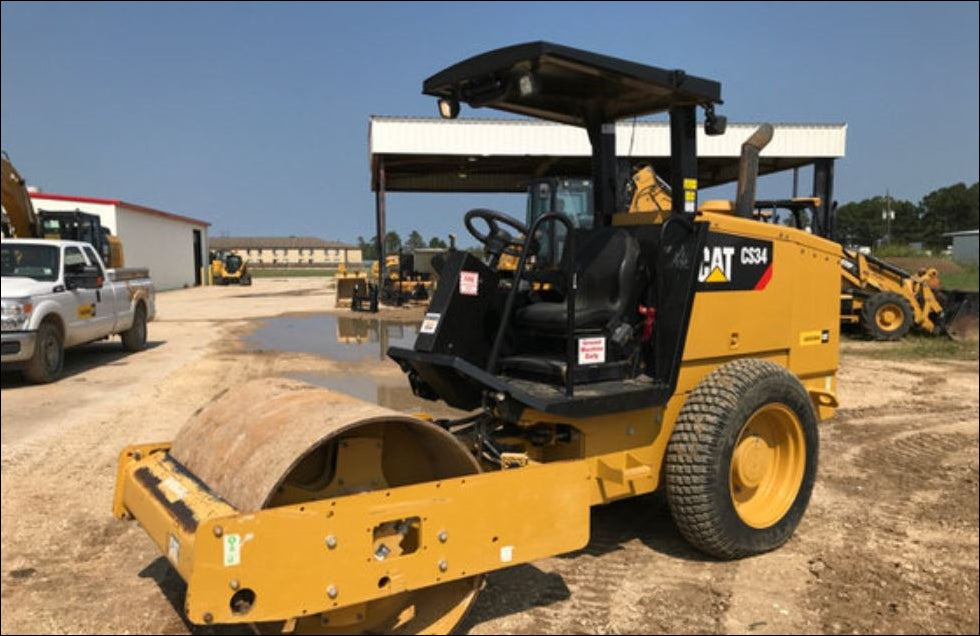 Manual de Serviço CATERPILLAR - CS-34 - Rolo Compactador Vibratório (Inglês) PDF