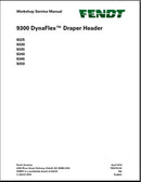 Manual de Serviço FENDT - 9325\9330\9335\9340 - Colheitadeira