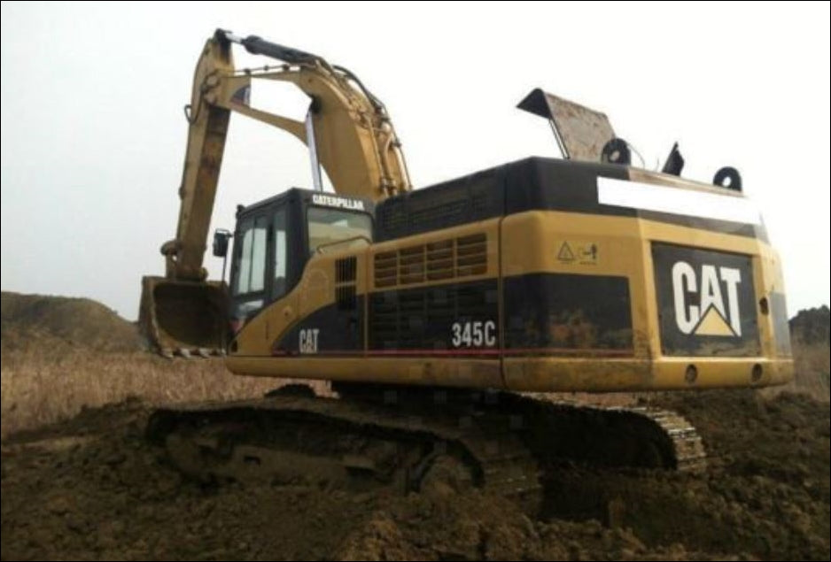 Manual de Serviço CATERPILLAR - 345C - Escavadora (Inglês) PDF