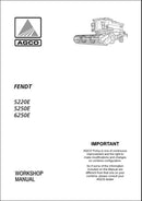 Manual de Serviço FENDT - 5220E \5250E \6250E - Colheitadeiras