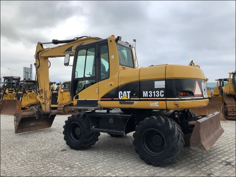 Manual de Serviço CATERPILLAR - M313C - Escavadeira De Rodas (Inglês) PDF