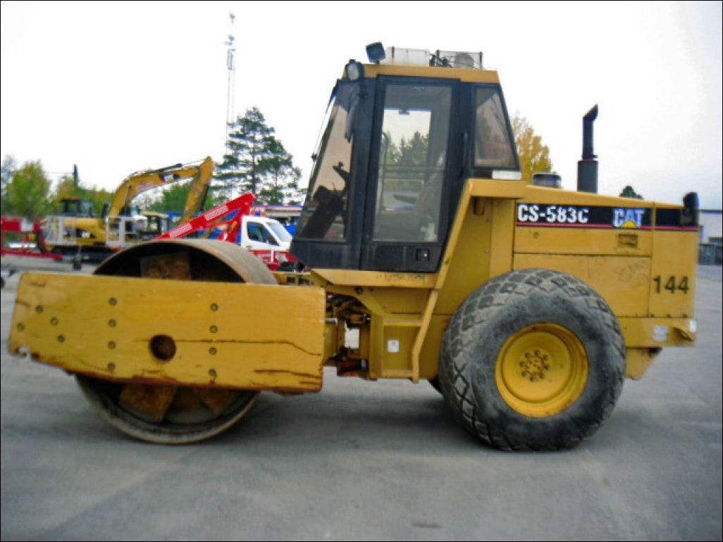 Manual de Serviço CATERPILLAR - CS-583C - Rolo Compactador Vibratório (Inglês) PDF